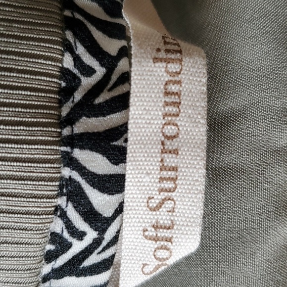 Soft Surroundings sage green lively cargo  jogger ankle SZ 2X - Picture 3 of 12